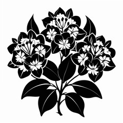 Creative details Mountain Laurel Blossom Icon vector illustration