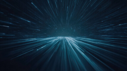 Futuristic digital information technology background data cyberspace speed motion neon