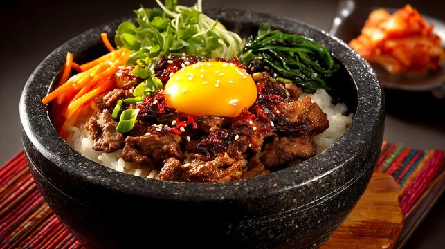 Authentic Korean Beef Bulgogi Bowl with Rice