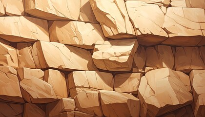 Stone Wall Texture - A Detailed Look at Rock Formations.
