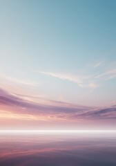 Obraz premium A peaceful, bright, and empty ethereal landscape featuring soft gradients and glowing atmospheric effects, perfect for background use ,vibrant ,radiance ,light