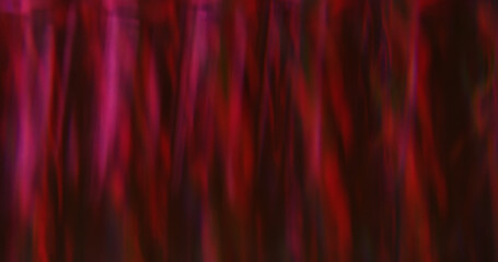Defocused illumination overlay. Bright flare. Purple red wavy texture. Bright color wavy effect luminosity abstract dark background.