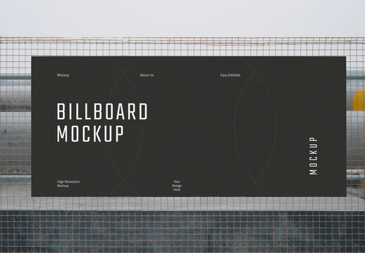 Outdoor BillBoard Mockup