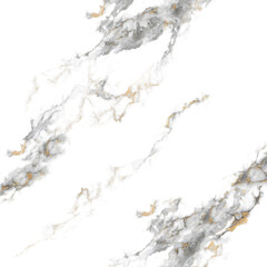 Luxury white marble texture background with gray and gold veins. Abstract elegant stone surface. Statuario or Carrara pattern for wall tile and interior design.