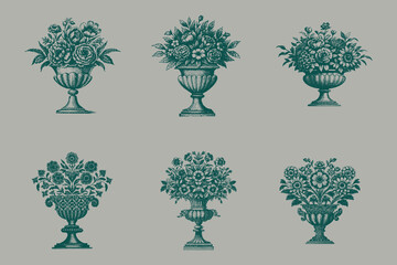 Seamless floral with spring flowers vector illustration. Hand drawn line wedding herb, elegant leaves for invitation save the date card. Eps 10