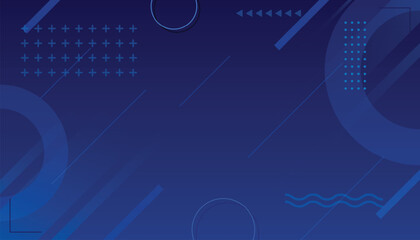 Blue abstract tech background with plus dots lines and modern geometry layout