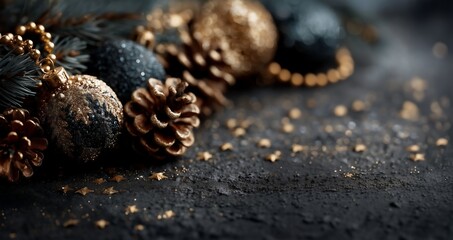 christmas decoration with cones