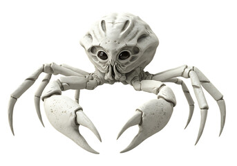 Alien creature with crab like claws and spider legs