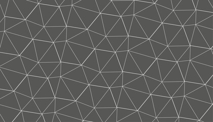 Geometric Low Poly Wireframe Pattern Background