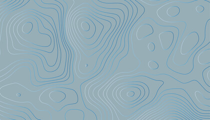Abstract Topographic Line Map Pattern Background