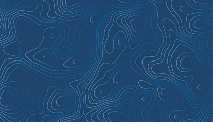 Abstract Topographic Line Pattern Background Design