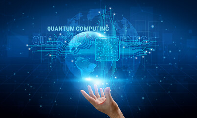 The future of global high-performance computing with quantum technology. This innovation in computing will solve complex problems. Motif