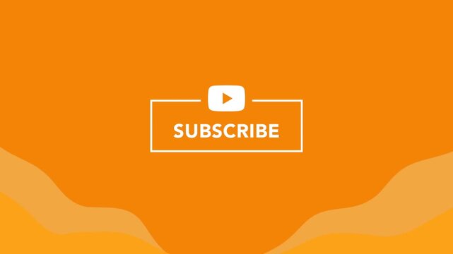 Animated Like and Subscribe Icons CTA for YouTube Video Outro and Social Media Call to Action