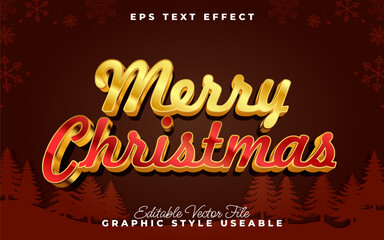Festive Christmas Typography Golden 