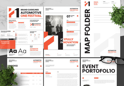 Orange And Black Brand Guidelines Event