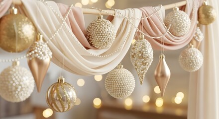 pearl necklace and earrings