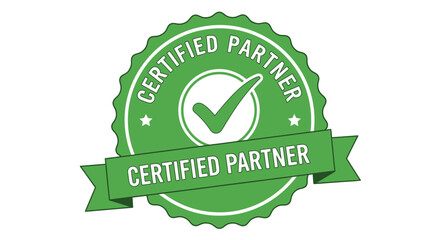 Green certified partner badge assures quality and builds trust now