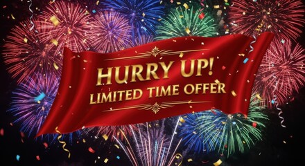 Hurry Up Limited Time Offer Spectacular Celebration