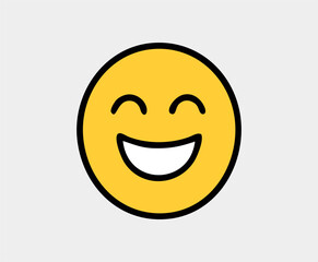 Fototapeta premium Joy and Positivity Icon Set – Happy Everyday Life