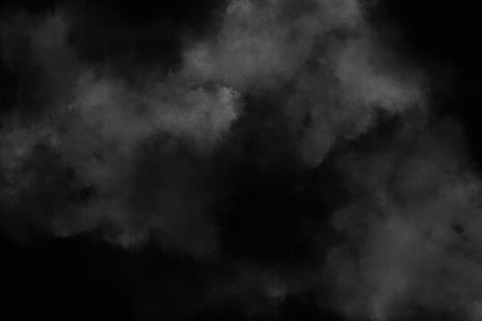 A dark and moody background featuring wisps of smoke and subtle gradients in grayscale tones - Powered by Adobe