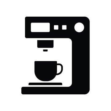 Kitchen Utensil Coffee Maker Icon Vector Design