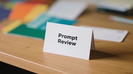 Creativity and Organization in Office Workspaces Review of Prompt Cards on Colorful Tables for Improved AI Driven Design and Intelligent Suggestion