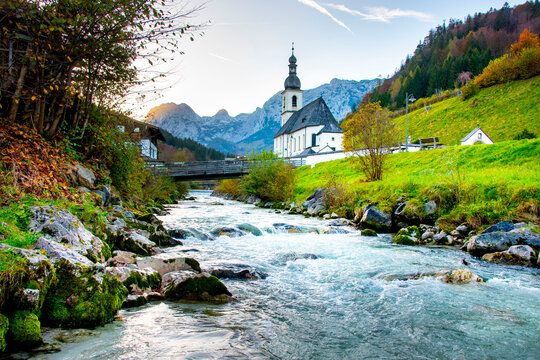 Ramsauer Ache River - Germany