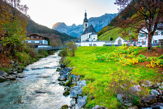 Ramsauer Ache River - Germany