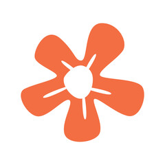 Abstract Decoration Flower Boho Template Illustration Vector