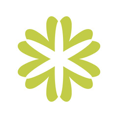 Abstract Decoration Flower Boho Template Illustration Vector