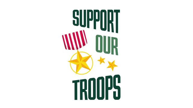 support our troops of the united states army