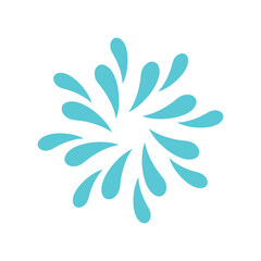 splash water abstract decorative graphic vector template