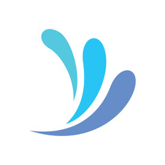 splash water abstract decorative graphic vector template