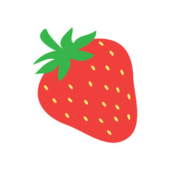 Strawberry Icon Template Illustration Design