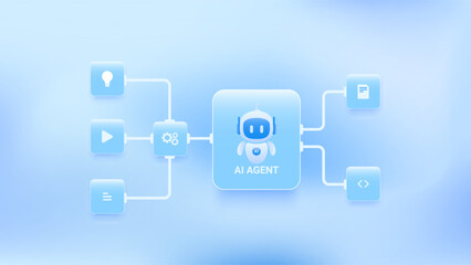 AI workflow automation artificial intelligence. ai agent automation for seamless workflow integration and efficiency.