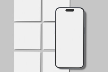 Social Media Post Blank Mockup