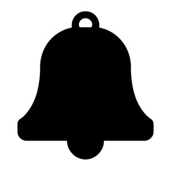 christmas bell icon isolated PNG transparent