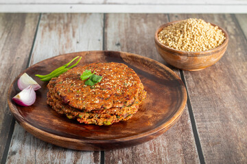 Jowar paratha is a nutritious, gluten-free flatbread made from sorghum flour, rich in fiber, hearty, wholesome, soft, delicious, and perfect for healthy meals.
