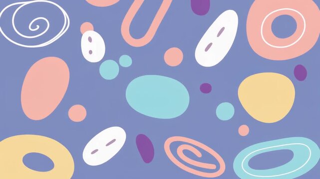 seamless pattern with easter eggs