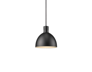 Modern Black Bell Pendant Lamp with Warm Illumination