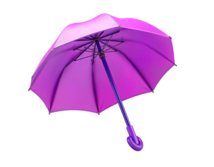 Vibrant Purple Umbrella for Rain Protection
