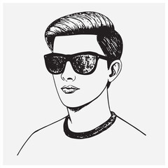 vector illustration of a man