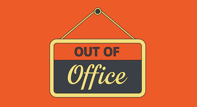 Out of office message vacation auto reply email business sign ooo