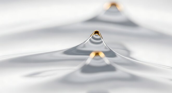 Abstract blurred winter landscape with trees and snow in neutral colors