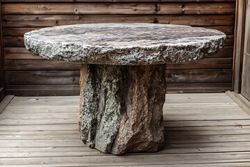 old stone bench