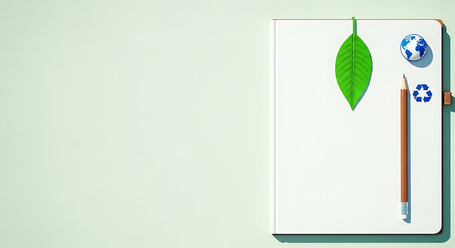 Go green with this mockup for environmental projects and eco-friendly ads