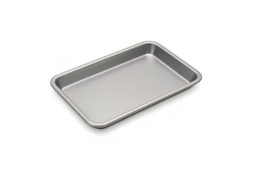Metal rectangular baking pan for cooking and kitchen