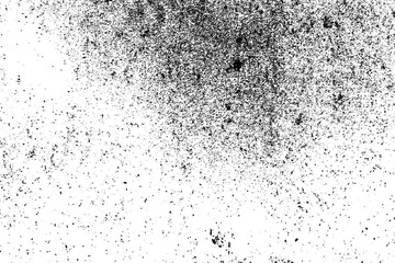 Abstract grunge texture with scattered black speckles on a white background, distressed.