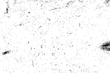 Grungy black and white texture overlay with dust, scratches, and distressed effects.