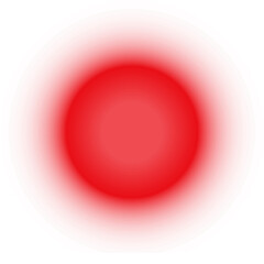red glowing circle png neon soft light halo transparent orb highlight graphic design element